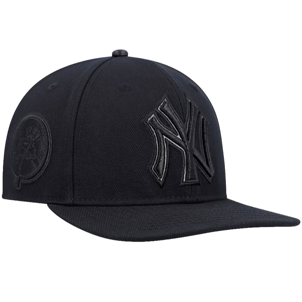 New York Yankees Hat Men's Triple Black Adjustable Baseball Cap NWT Snapback Hat